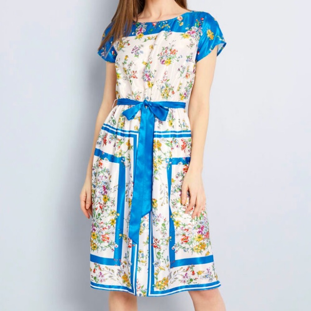 ModCloth Sunlit Reverie Floral Dress